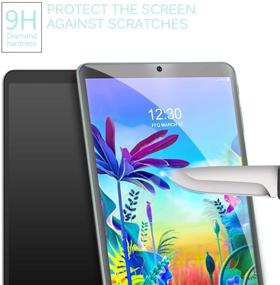 img 1 attached to [2-Pack] JSUSOU Tempered Glass Screen Protector for LG G Pad 5 10.1 Tablet 2019 (LM-T600 / LM-T605), Crystal Clear Anti-Scratch 9H Hardness Film - LG gpad 5 10.1 inch Tablet Screen Guard