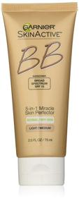 img 4 attached to 🌟 Garnier Skin Renew Miracle Skin Perfector B.B. Cream - Light & Medium, 2.5 fl oz