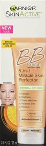 img 3 attached to 🌟 Garnier Skin Renew Miracle Skin Perfector B.B. Cream - Light & Medium, 2.5 fl oz