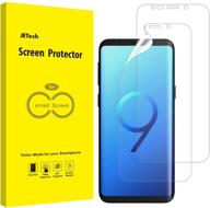 пленка jetech screen protector для samsung galaxy s9 - tpu ultra hd пленка, совместима с чехлом, 2 шт. (не совместима с s9+) логотип