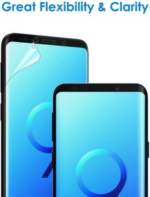 img 2 attached to Пленка JETech Screen Protector для Samsung Galaxy S9 - TPU Ultra HD пленка, совместима с чехлом, 2 шт. (НЕ совместима с S9+)