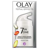 🌙 olay total effects 7 in 1 anti-ageing night firming moisturizer review" logo