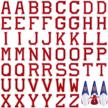 jongdari letters alphabet adhesive decorate sewing logo