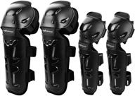 🚵 webetop adult dirt bike protective gear set with elbow and knee pads + shin guards (4pc) logo