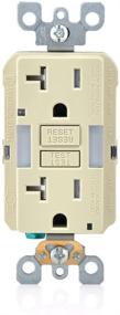 img 4 attached to Leviton GFNL2 I SmartlockPro Tamper Resistant Receptacle