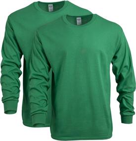 img 4 attached to Gildan X Large Men's Cotton Sleeve T Shirt: Comfortable and Stylish Clothing