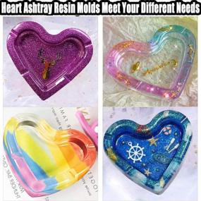 img 1 attached to Ashtray Heart Shaped Silicone Halloween Decoration