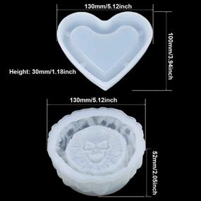 img 3 attached to Ashtray Heart Shaped Silicone Halloween Decoration