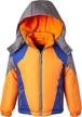 fleece snowboard hooded colorblock winter boys' clothing - jackets & coats logo
