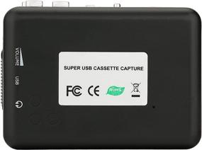 img 2 attached to 🎶 Плеер Reshow Cassette - портативный магнитофон для преобразования кассет Walkman в формат MP3 - запись музыки через USB - совместим с ноутбуками и ПК - идеально подходит для преобразования iPod (серебристый)