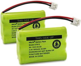 img 4 attached to 📞 27910 Cordless Telephone Battery - Compatible with AT&amp;T 89-1323-00-0, Motorola SD-7501, RadioShack 23-959, 23-894 - Ni-MH 3.6V Battery Pack of 2