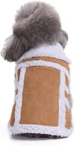 img 3 attached to 🐶 BWOGUE Shearling Fleece Dog Jacket - Warm Winter Coat for Small to Medium Breed Dogs