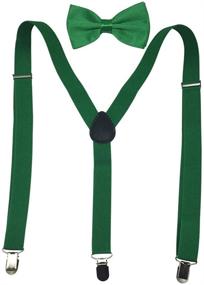 img 3 attached to 👖 Adjustable Solid Color Suspenders for Improved SEO