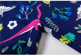 img 2 attached to Roar in Style: Bleubell Girls Leggings – Adorable Dinosaur Printed Clothing for Trendy Girls