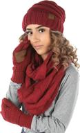 oversized beanie glove scarf bundle outdoor recreation for hiking & outdoor recreation clothing logo