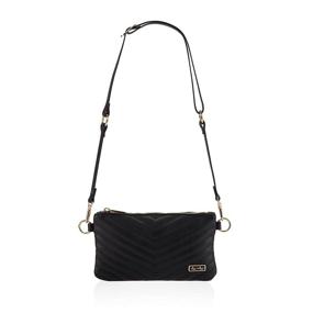 img 2 attached to 👜 Itzy Ritzy Boss Pouch: Wristlet, Crossbody and Belt Bag with 6 Card Slots & 2 Zippered Pockets, Jetsetter