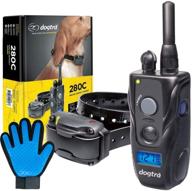 dogtra extreme consumer products remote shock collar - 280c collar with bonus silicone pet grooming glove logo