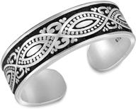 💍 exquisite balinese marquise design .925 sterling silver toe ring or pinky ring logo