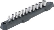 craftsman 1/4-inch drive socket set, sae 6-point - 11-piece: complete precision toolkit (cmmt12040) logo