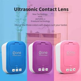 img 3 attached to 💎 Mini Ultrasonic Contact Lens Cleaner Kit - Travel-Friendly Machine for Fast Daily Care Cleaning (Rose Mauve) - New Version