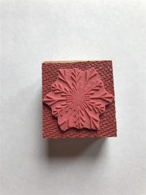 img 1 attached to Mini Snowflake Rubber Stamp Set