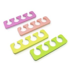 img 3 attached to 💅 Toe Separators Set - Premium Pedicure Kit 24 PCS - Ultra Soft & Durable Two Tone ZMOI