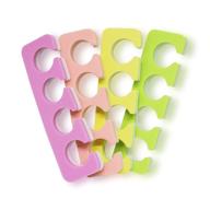 💅 toe separators set - premium pedicure kit 24 pcs - ultra soft & durable two tone zmoi logo