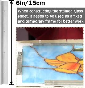 img 3 attached to 🔹 Эффективная и универсальная 6-дюймовая система компоновки витражного стекла.