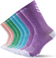 🧦 dovava dri-tech compression crew socks (4 or 6 pairs) - enhanced comfort, anti-blister, and boosted circulation logo