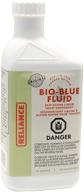 reliance products bio-blue fluid: fast-acting portable toilet deodorant, 16 oz. bottle - white/blue (2616-03) logo