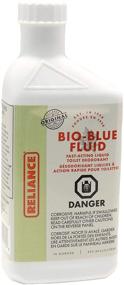 img 1 attached to Reliance Products BIO-BLUE FLUID: Fast-Acting Portable Toilet Deodorant, 16 oz. Bottle - White/Blue (2616-03)