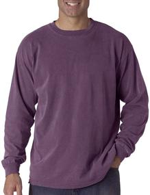 img 3 attached to Comfort Colors Garment Dyed Long Sleeve C6014 Men's Clothing for T-Shirts & Tanks