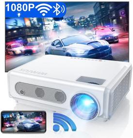img 4 attached to 📽️ WiMiUS S6 5G WiFi Bluetooth Projector: 4K Support, Native 1080P HD, Wireless Home & Outdoor Phone Projector with Zoom, Keystone, 300" Screen, ideal for Fire Stick, HDMI, USB, TV Box, Laptop