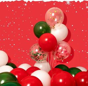 img 1 attached to Ponamfo Christmas Balloons Garland Kit