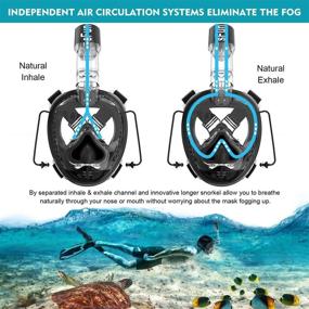 img 1 attached to 🤿 SFUN Full Face Snorkel Mask – Top-notch Snorkeling Mask for an Incredible Experience