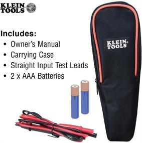 img 1 attached to 🔌 Klein Tools CL360 CL360 Electrical Tester with Open Jaw Fork Non-Contact Voltage Meter – TRMS Technology, Case, Test Leads, and Batteries Included