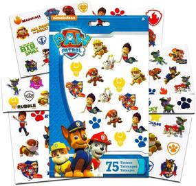 img 1 attached to 🐾 75-Piece Set of Temporary PAW Patrol Tattoos for Kids