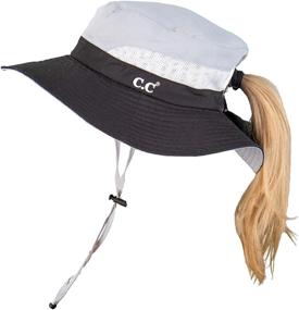 img 4 attached to SH 2177 0621 Ponytail Foldable Outdoor Bucket Outdoor Recreation and Outdoor Clothing