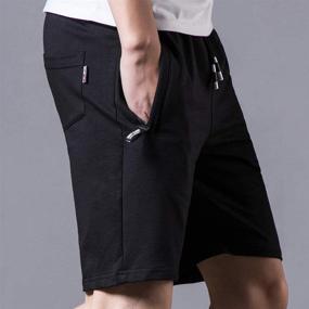 img 2 attached to Kihatwin Atheletic Shorts Workout Loose Fit Boys' Clothing