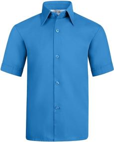 img 3 attached to Boys Dress Shirt Short Sleeve