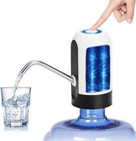 img 4 attached to 💧 Efficient Electric Water Dispenser: Portable and Automatic Drinking Water Pump for 5 Gallon Bottle Jug with Rechargeable Battery