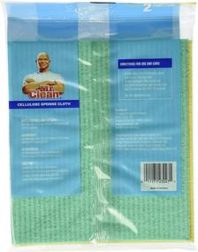 img 1 attached to 🧽 Pack of 4 Mr Clean Cellulose Sponge Cloth - Includes 2 Cloths Per Pack for Efficient Cleaning