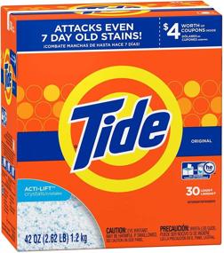 img 2 attached to 🧺 Tide Original HE Turbo Powder Laundry Detergent, 30 Loads, 42 Oz" - "Tide Original HE Turbo Powder Laundry Detergent, 30 Loads, 42 Oz