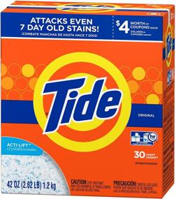 img 1 attached to 🧺 Tide Original HE Turbo Powder Laundry Detergent, 30 Loads, 42 Oz" - "Tide Original HE Turbo Powder Laundry Detergent, 30 Loads, 42 Oz