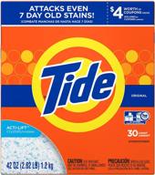 🧺 tide original he turbo powder laundry detergent, 30 loads, 42 oz" - "tide original he turbo powder laundry detergent, 30 loads, 42 oz logo