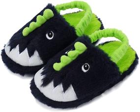 img 4 attached to SEANNEL Unicorn Slipper Toddler U821ETMT001 - Boys' Shoe Size 26-27 Slippers