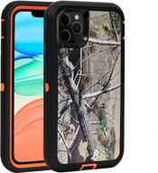 📱 inficase protective holster case (camo) for iphone 11 pro max (6.5"): heavy-duty hybrid cover with belt-clip holder and military grade shockproof armor logo