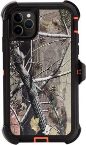 img 2 attached to 📱 Inficase Protective Holster Case (Camo) for iPhone 11 Pro Max (6.5"): Heavy-Duty Hybrid Cover with Belt-Clip Holder and Military Grade Shockproof Armor