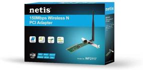 img 1 attached to 📶 Enhanced Netis WF2117 Wireless N PCI Adapter with 5dBi Antenna and Low-Profile Bracket