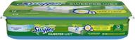 🧹 12 count swiffer sweeper wet mopping pad refills - open window scent, white & fresh logo